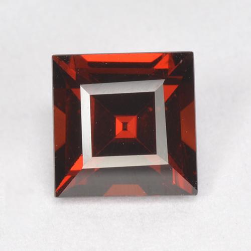 Dark Red Pyrope Garnet Gem - 1.4ct Square Step-Cut (ID: 513638)