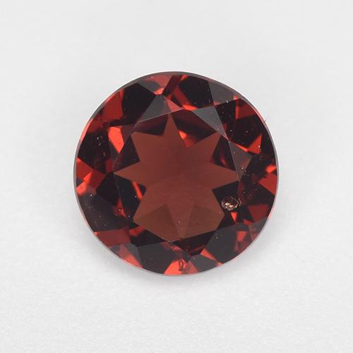 Rojo oscuro Granate Piropo Gema - 1.3ct Faceta Redonda (ID: 514575)