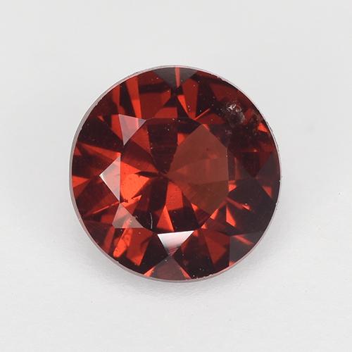 Темно-красный Гранат Пироп Камень - 1ct Круглая Фасетная Огранка (ID: 514576)