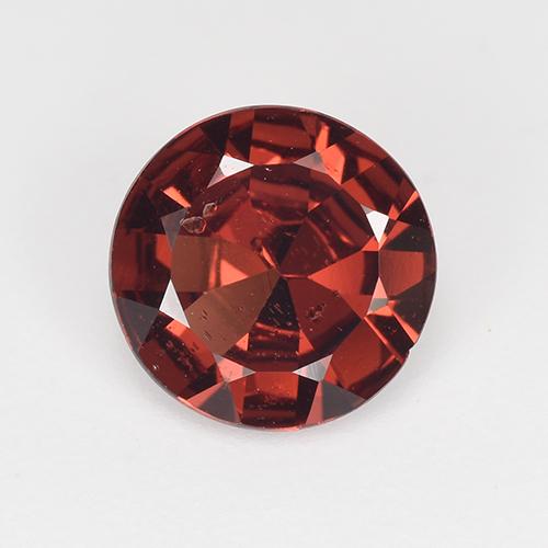 Dark Red Pyrope Garnet Gem - 1.4ct Round Facet (ID: 514577)
