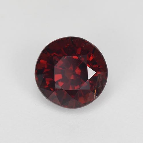 Deep Red Pyrope Garnet Gem - 1.5ct Round Facet (ID: 514707)
