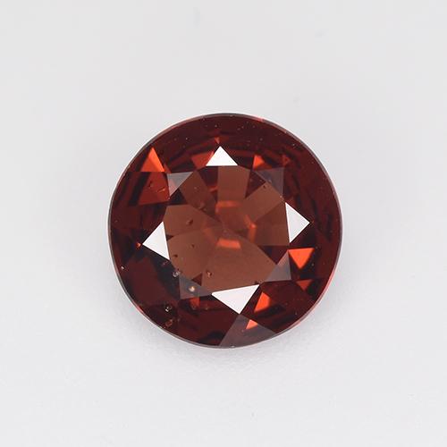 Sangria Red Pyrope Garnet Gem - 1.2ct Round Facet (ID: 514714)