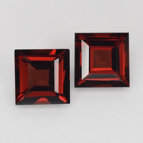 tiefrot Pyrop-Granat Edelstein - 1.4ct Caree Stufenschliff (ID: 515390)