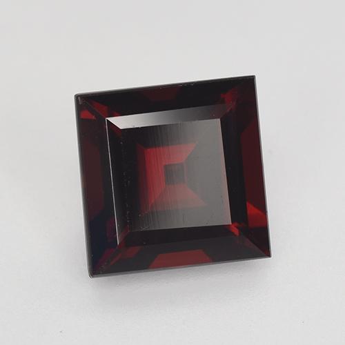 2.63 ct Red Pyrope Garnet Stone, Natural Pyrope Garnet in Square Step-Cut Shape for Sale
