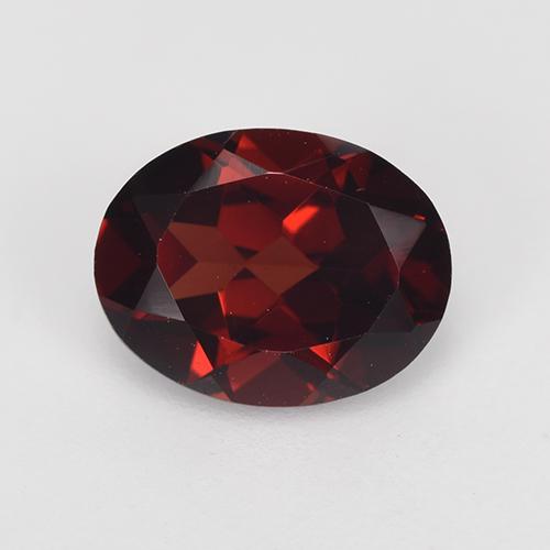 ダークレッド パイロープガーネット 宝石 - 2ct オーバル ファセット (ID: 516585)