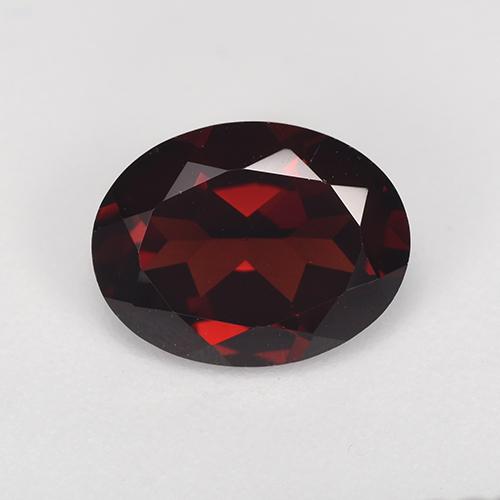 Темно-красный Гранат Пироп Камень - 2.1ct Фасетный Овал (ID: 516967)