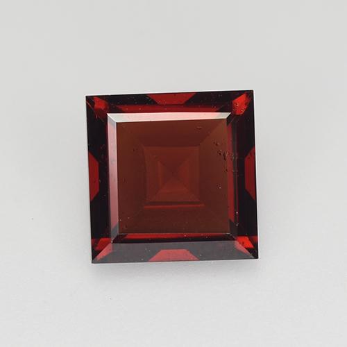 Deep Red Pyrope Garnet Gem - 2ct Square Step-Cut (ID: 517362)