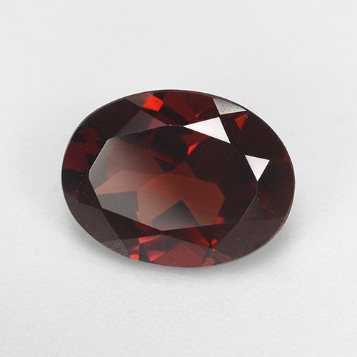 Темно-красный Гранат Пироп Камень - 2.1ct Фасетный Овал (ID: 520243)