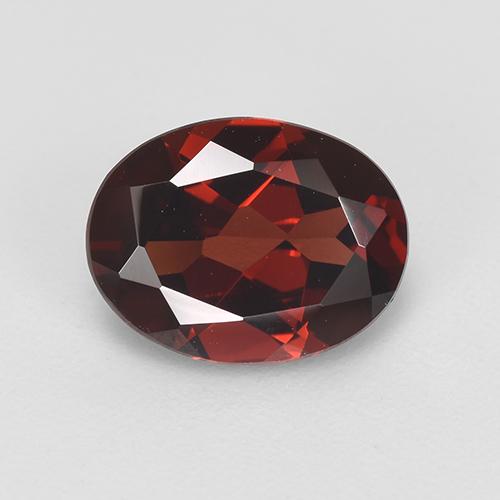 Темно-красный Гранат Пироп Камень - 2ct Фасетный Овал (ID: 520244)
