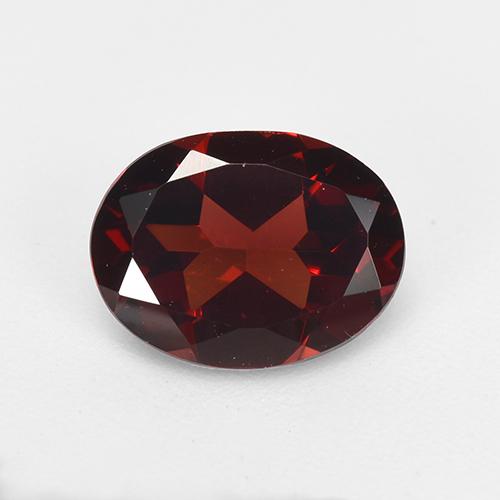 Dark Red Pyrope Garnet Gem - 1.9ct Oval Facet (ID: 520248)