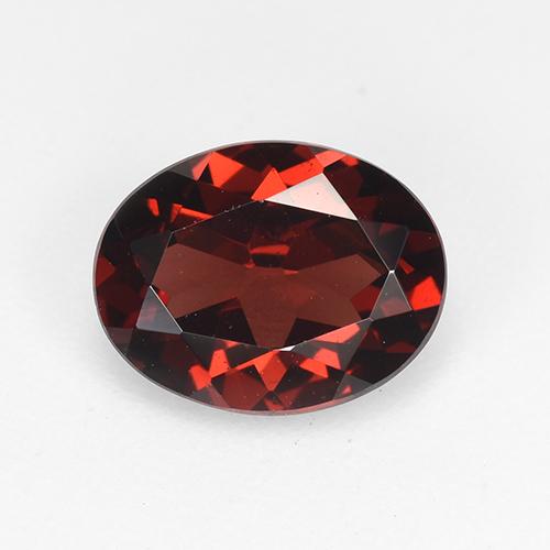 Темно-красный Гранат Пироп Камень - 2.1ct Фасетный Овал (ID: 520250)