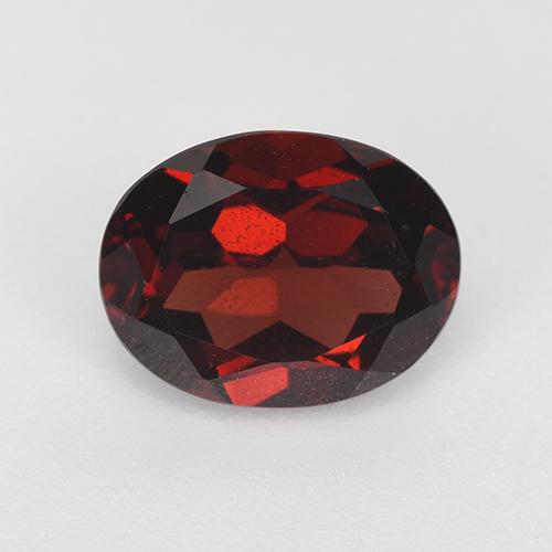 Deep Red Pyrope Garnet Gem - 2.3ct Oval Facet (ID: 520577)