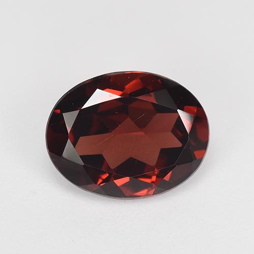 Rojo oscuro Granate Piropo Gema - 2ct Forma ovalada (ID: 520827)