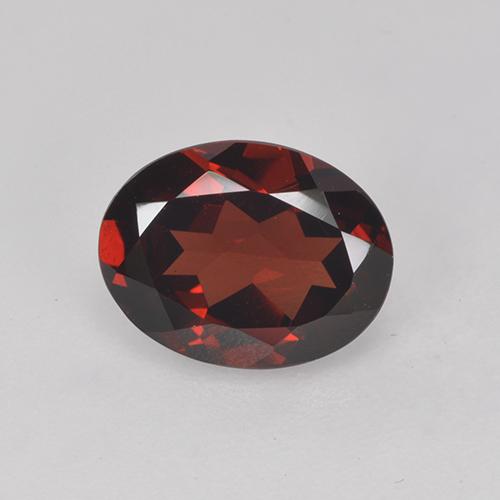 Темно-красный Гранат Пироп Камень - 2ct Фасетный Овал (ID: 520901)