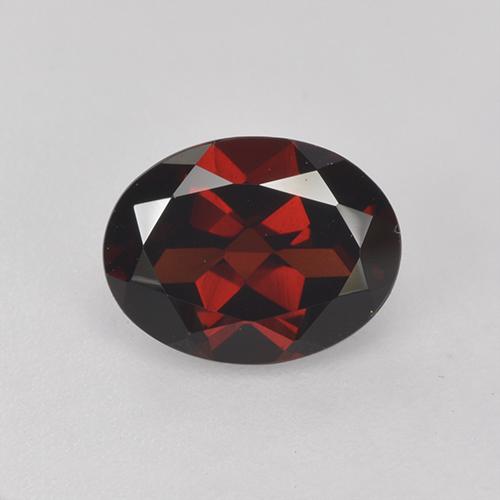 Темно-красный Гранат Пироп Камень - 2.2ct Фасетный Овал (ID: 520902)