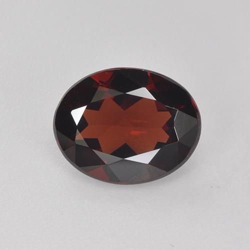 Темно-красный Гранат Пироп Камень - 1.9ct Фасетный Овал (ID: 520903)