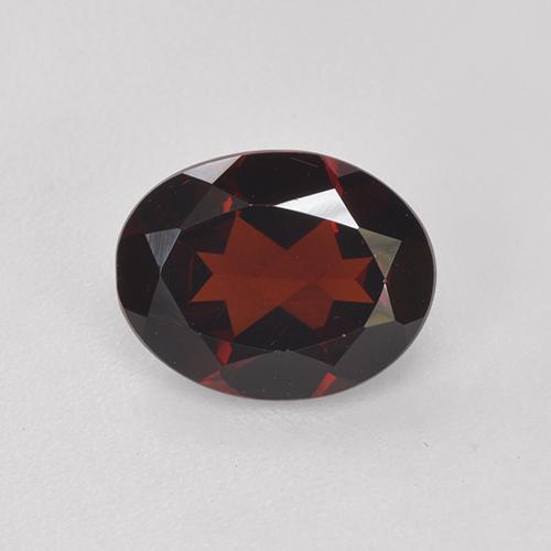 Deep Red Pyrope Garnet Gem - 1.9ct Oval Facet (ID: 520904)