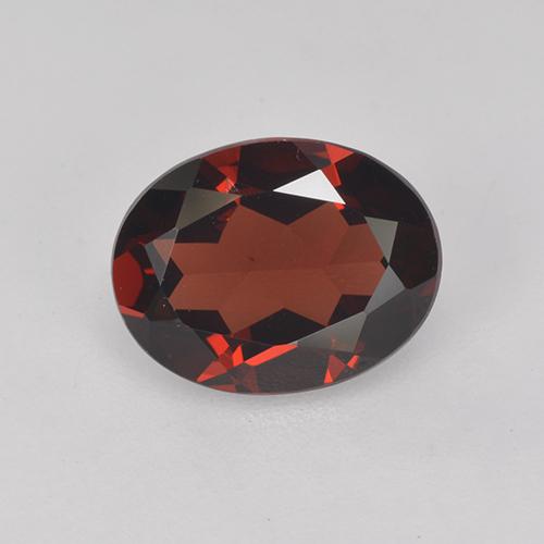 Deep Red Pyrope Garnet Gem - 2ct Oval Facet (ID: 520907)