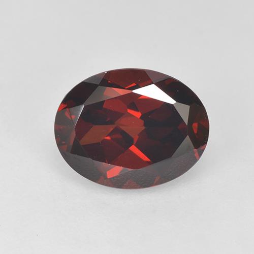 dunkelrot Pyrop-Granat Edelstein - 2.5ct Oval facettiert (ID: 520912)