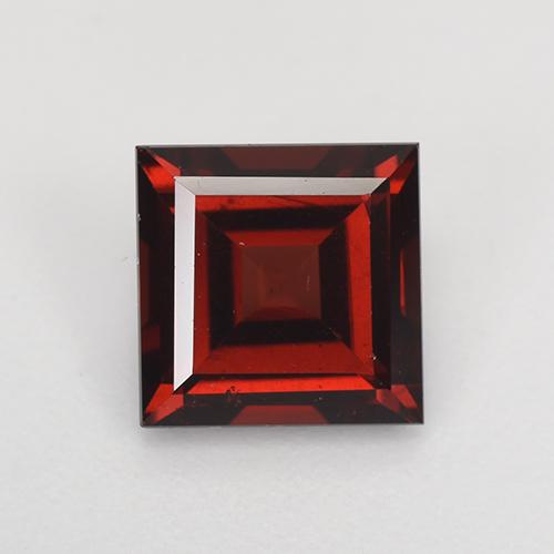 Dark Red Pyrope Garnet Gem - 2ct Square Step-Cut (ID: 522485)