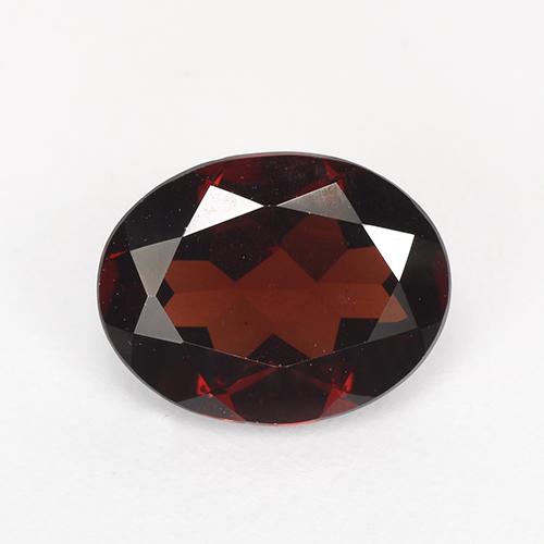Blackish Red Гранат Пироп Камень - 2ct Фасетный Овал (ID: 522730)