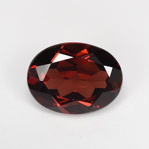Темно-красный Гранат Пироп Камень - 2.1ct Фасетный Овал (ID: 522732)