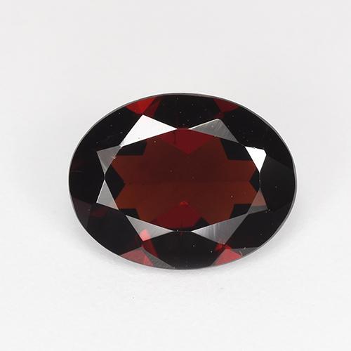 Rojo oscuro Granate Piropo Gema - 1.8ct Forma ovalada (ID: 522734)