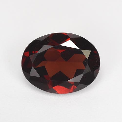 Темно-красный Гранат Пироп Камень - 1.9ct Фасетный Овал (ID: 522736)
