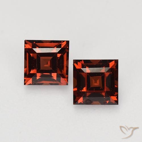 1.11ctw Natural Merlot Red Pyrope Garnet, Square, VVS-VS