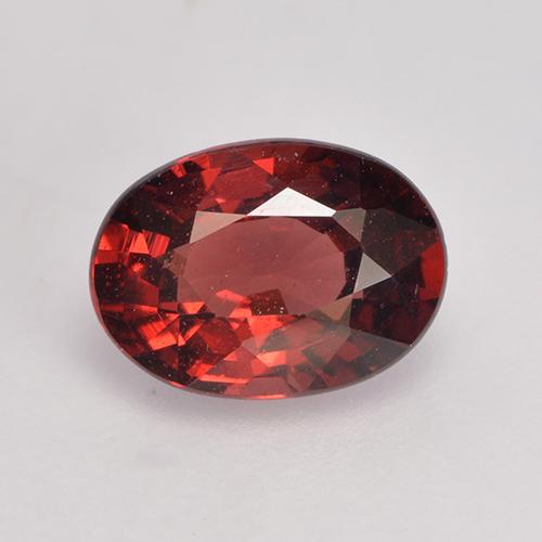 Deep Blood Red Гранат Пироп Камень - 1ct Фасетный Овал (ID: 529294)