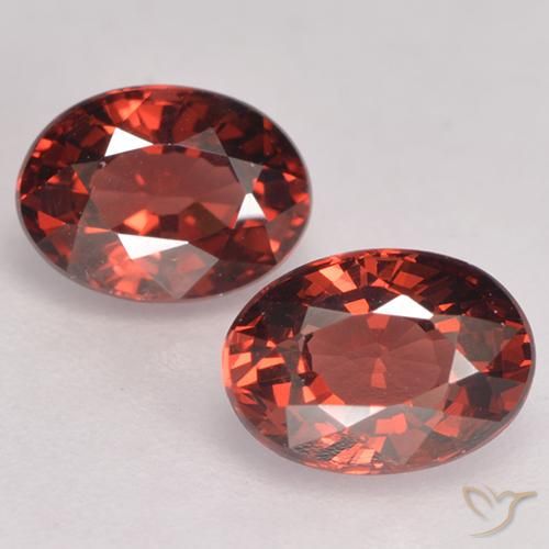 Rojo escarlata Granate Piropo Gema - 1.1ct Forma ovalada (ID: 530072)