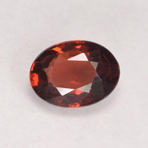 Rojo escarlata Granate Piropo Gema - 1.1ct Forma ovalada (ID: 530074)