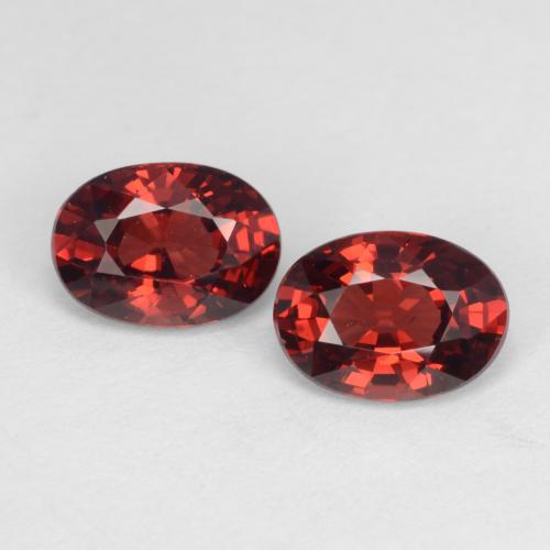 Medium Red Pyrope Garnet Gem - 1.1ct Oval Facet (ID: 536970)