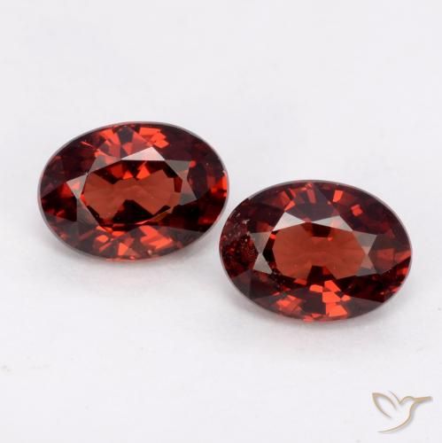 Deep Blood Red Pyrope Garnet Gem - 1.1ct Oval Facet (ID: 536973)