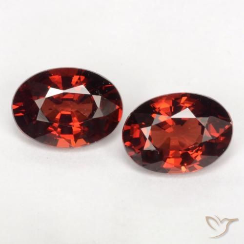 2.08 ct Oval Cut Pyrope Garnet, 7 x 5.1 mm From Mozambique, Photo A