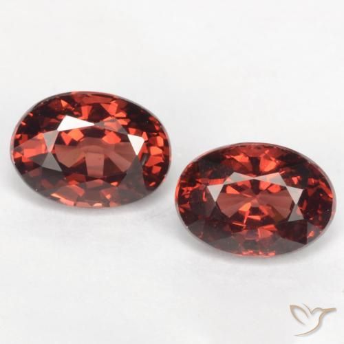 2.52 ct Oval Cut Pyrope Garnet, 7.1 x 5.1 mm From Mozambique, Photo A