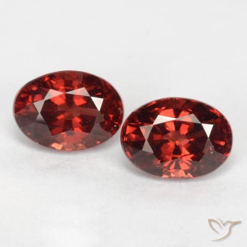 2.49 ct Oval Cut Pyrope Garnet, 6.9 x 5.1 mm From Mozambique, Photo A