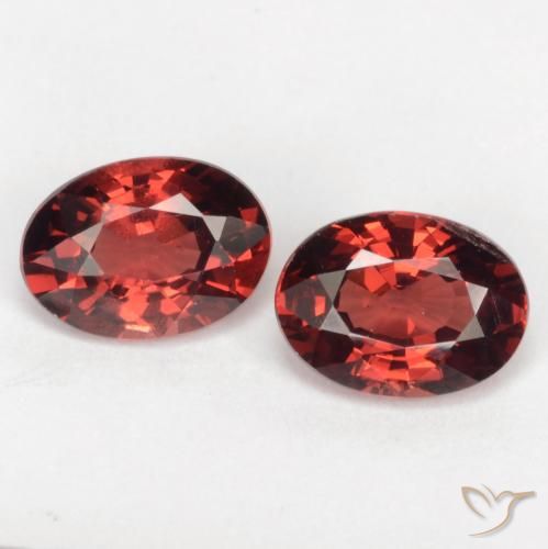 2.07 ct Oval Cut Pyrope Garnet, 7.1 x 5.1 mm From Mozambique, Photo A