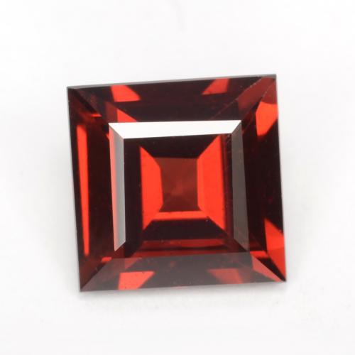 dunkelrot Pyrop-Granat Edelstein - 1.8ct Carréschliff / Quadrat (ID: 539047)