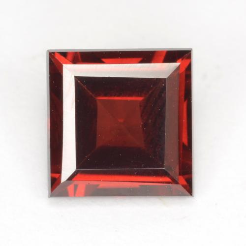 Deep Blood Red Гранат Пироп Камень - 2ct Фасетный Квадрат (ID: 539189)