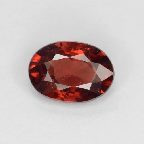 Темно-красный Гранат Пироп Камень - 0.8ct Фасетный Овал (ID: 540319)
