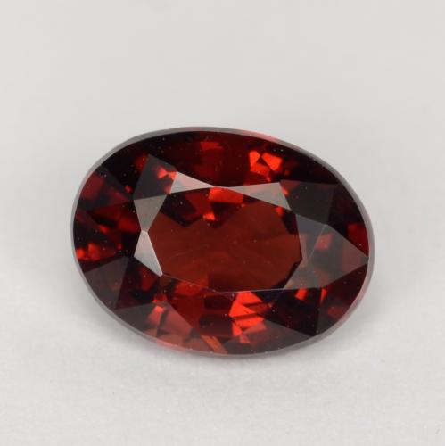 Rojo oscuro Granate Piropo Gema - 1ct Forma ovalada (ID: 540671)