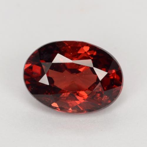 Deep Blood Red Pyrope Garnet Gem - 1.1ct Oval Facet (ID: 540676)