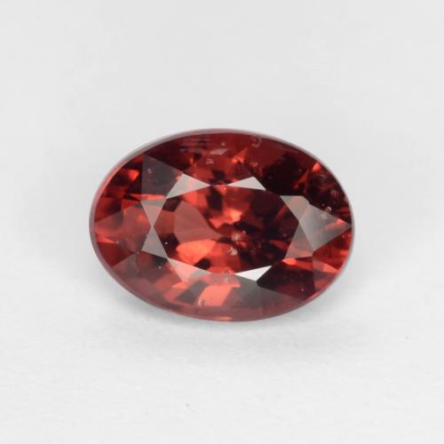 Темно-красный Гранат Пироп Камень - 1ct Фасетный Овал (ID: 540922)