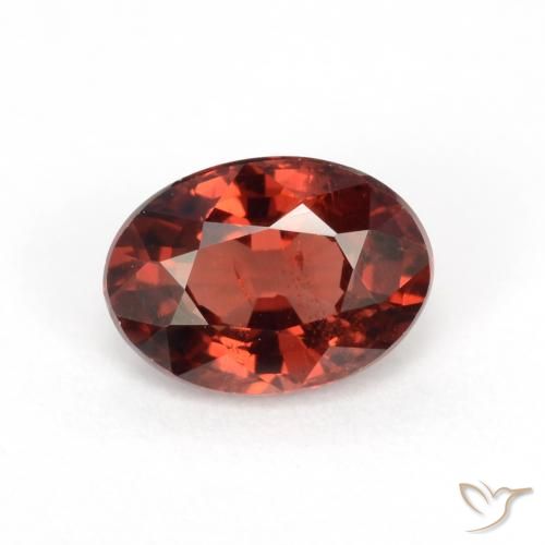 7 x 5mm Granato piropo rosso taglio ovale dal Mozambico, peso di 1,03 ct, pietra preziosa naturale non trattati in purezza VS, 1 pezzo Granato piropo Ovale sfaccettato - Colore: Rosso scuro, durezza Mohs di 6,5 - 7,5 adatto per gioielli da indossare ogni giorno , Photo A