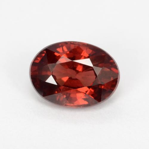 Currant Red Гранат Пироп Камень - 1.1ct Фасетный Овал (ID: 543397)