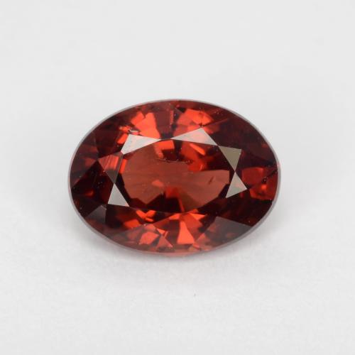 Rojo oscuro Granate Piropo Gema - 1ct Forma ovalada (ID: 543402)