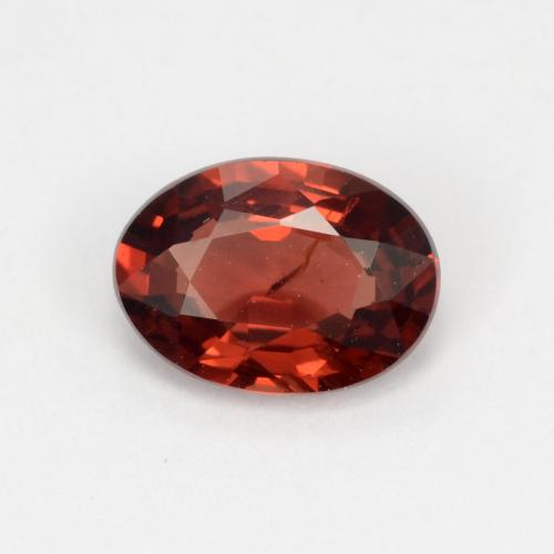 Темно-красный Гранат Пироп Камень - 0.9ct Фасетный Овал (ID: 543404)