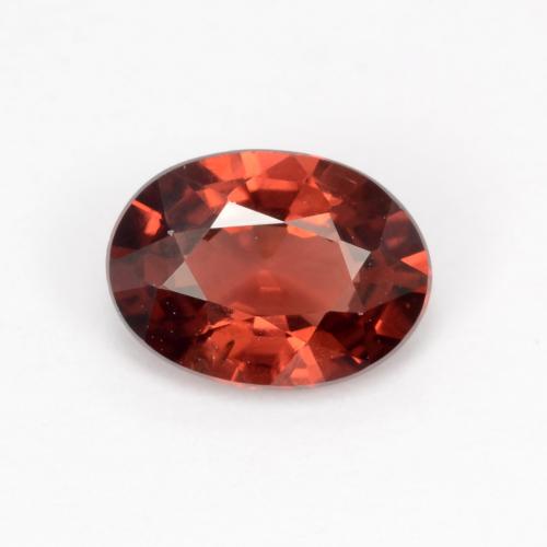 Темно-красный Гранат Пироп Камень - 0.9ct Фасетный Овал (ID: 543406)