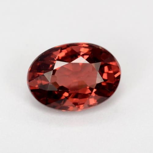 Rojo oscuro Granate Piropo Gema - 1.1ct Forma ovalada (ID: 543408)